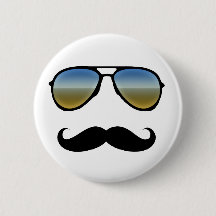 Funny Retro Sonnenbrille mit Mustache