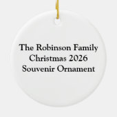 Funny Retro Sonnenbrille mit Mustache Keramik Ornament (Hinten)