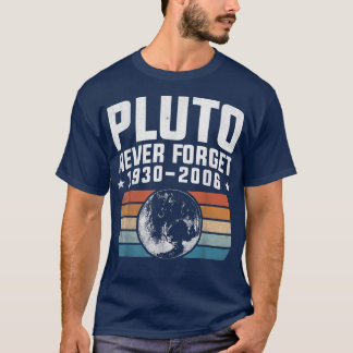Funny Retro Space Science Vergessen Sie Pluto 727  T-Shirt