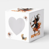Funny Retro spooky Halloween Grundschlechter Hexe Geschenkschachtel (Vorderseite)