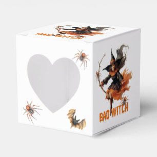 Funny Retro spooky Halloween Grundschlechter Hexe Geschenkschachtel