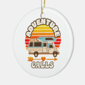 Funny Retro St Patricks Day - Camp Shenanigans Co Keramik Ornament (Links)
