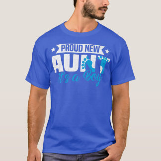 Funny Retro Stolz neue Tante Es ist eine Junge Ges T-Shirt