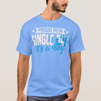 Funny Retro Stolz neuer Single Vater Es ist ein Ju T-Shirt