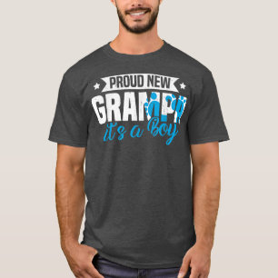 Funny Retro Stolz New Grampa Es ist ein Junge Gesc T-Shirt