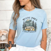 Funny Retro Sunset Camper Trailer Alien UFO T-Shirt