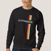 Funny Retro Synthesizer Synth Keyboard Collector m Sweatshirt (Vorderseite)