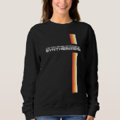 Funny Retro Synthesizer Synth Keyboard Collector m Sweatshirt (Vorderseite)