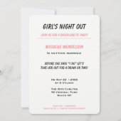 Funny Retro Telefon Anruf Hochzeitsklatsch Einladung (Rückseite)