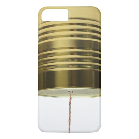 Funny Retro Tin Can String Telefon Case-Mate iPhone Hülle (Rückseite)