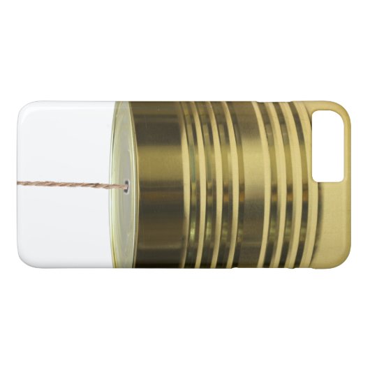 Funny Retro Tin Can String Telefon Case-Mate iPhone Hülle (Rückseite (Horizontal))