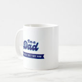 Funny Retro Vater - Der Kaffee ist mein einziger h Kaffeetasse (Vorderseite Links)