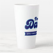 Funny Retro Vater - Der Kaffee ist mein einziger h Milchtasse (Vorderseite)