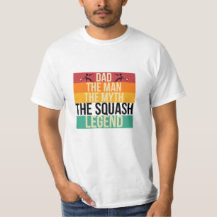 Funny Retro Vater der Squash Legend Vatertag T-Shirt