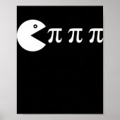 Funny Retro Videospiel PI Day Math Lehrer Poster (Vorne)