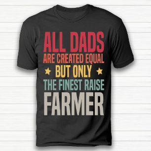 Funny Retro Vintager Bauer Vater Landwirtschaft Sc T-Shirt