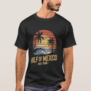 Funny Retro Vintager Golf von Mexiko 2025 Flag Mex T-Shirt