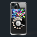 Funny Retro Wähltelefon mit Foto-Rahmen iPhone 13 Hülle<br><div class="desc">Niedliches und humorvolles Retro-Telefon mit Foto-Rahmen. Retro nimmt ein modernes Telefon an. Benutzerdefiniertes und optionales Monogramm Sie können Mosaikfliesen durch Ihr Foto ersetzen oder wie es ist haben.</div>