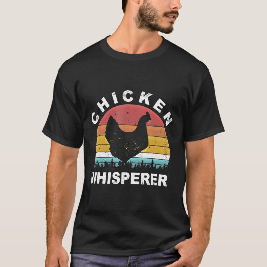 Funny-Retro-Whisperer-Bauer T-Shirt (Vorderseite)