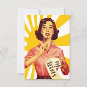 Funny Retro wirst du mein Einladung