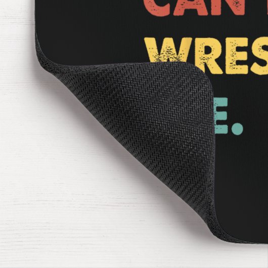 Funny Retro Wrestling Sorry kann nicht durch Wrest Mousepad (Ecke)