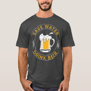 Funny Rett Water Drink Bier T-Shirt