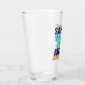 Funny Rettete das Oxford Comma Glas (Rechts)