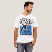 Funny Rettete die Wale Orca Satire Spoof Spaß T-Shirt (Vorne ganz)
