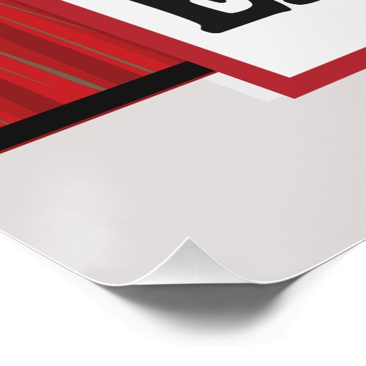 Funny Rettete ein Hog Eat Beef 20x20 Poster (Ecke)