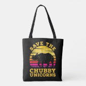 Funny Rettete The Chubby Unicorns Zoo Keeper Tasche (Rückseite)