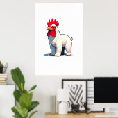 Funny Rettete The Pollo Bear Wall Art Poster (Heimbüro)