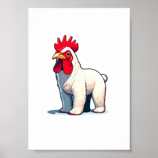 Funny Rettete The Pollo Bear Wall Art Poster (Vorne)