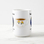 Funny Rettete unser Planet Zitat Kaffeetasse (Mittel)