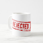 Funny Reverse Office Coffee Cup Kaffeetasse (Vorderseite Links)