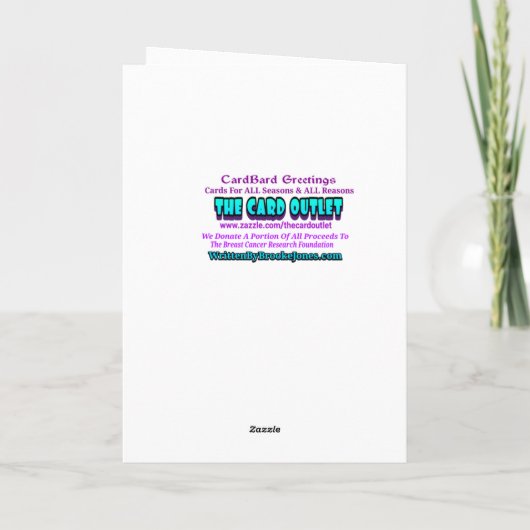 FUNNY "REVERSE" VATERTAG KARTE (Rückseite)