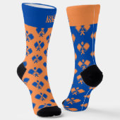 Funny Reversed Pickleball Crew Socks Socken (Gewinkelt)