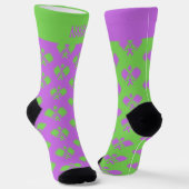 Funny Reversed Pickleball Crew Socks Socken (Gewinkelt)