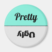 Funny Reversible Hübsche Ugly Geschirrspülmaschine Magnet (Vorne)