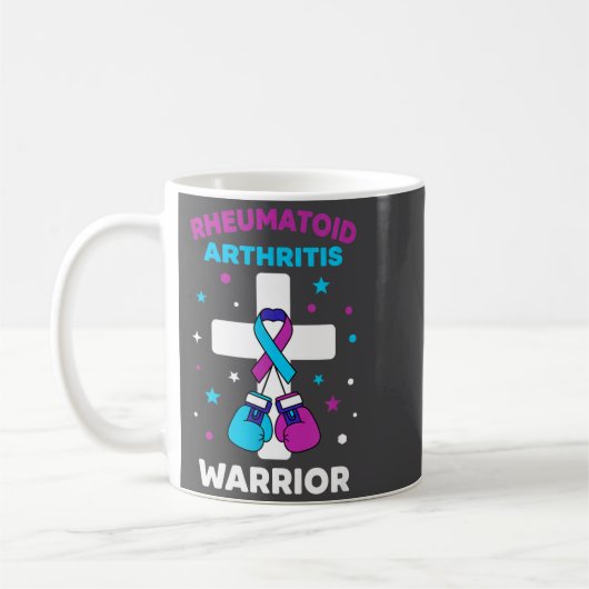 Funny Rheumatoid Warrior Arthritis Awareness Kaffeetasse (Links)