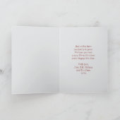 Funny Rhino Christmas Card Karte (Innenseite)