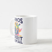 Funny Rhino Rhinozeros Animal Rhinos Are My Srit A Kaffeetasse (Vorderseite Links)
