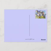 Funny Rhymes Chinchilla Liebe Postcard Postkarte (Rückseite)