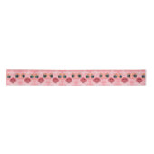 Funny Ribbon Geschenk mit Pink Baby Pig - Lächeln Satinband (Vorderseite)