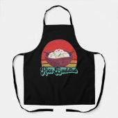 Funny Rice Buddha Sunset Retro Vintages Geschenk Schürze (Vorderseite)