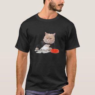 Funny Rich Cat Animal Lovers Relaxen Zeit Geschenk T-Shirt