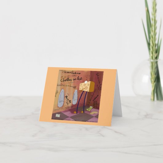 Funny Rick London Comic Karte (Vorderseite)