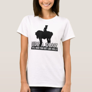 Funny Ride - Ein Pferd-T - Shirt für Damen und Her