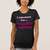 Funny Rideshare Driver T - Shirt | UNI (Vorderseite)