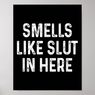 Funny riecht wie hier offensiver erwachsener Humor Poster