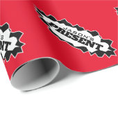 Funny Rihole Design personalisiert Urlaub Geschenkpapier (Rolleneckpunkt)